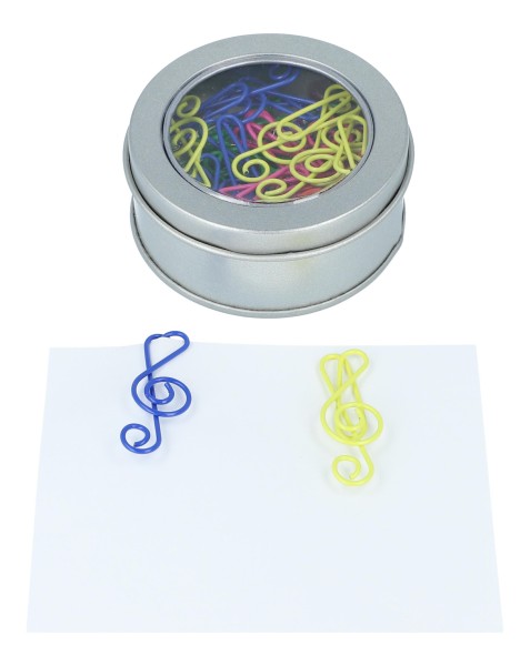 Büroklammern-Box "Violinschlüssel"