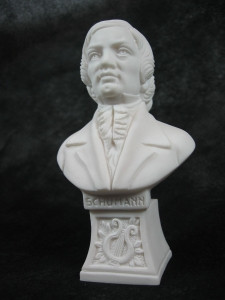 Marmorbüste "R. Schumann"