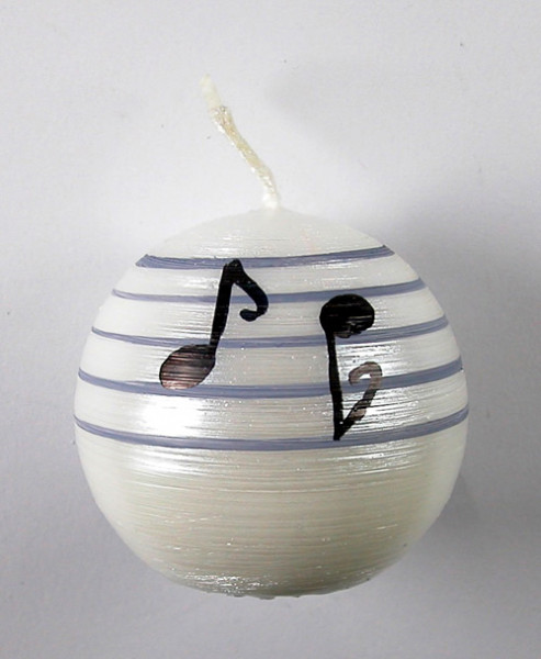 Kugelkerze "Musica"