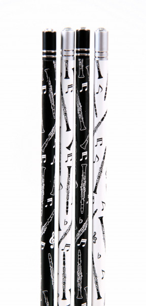 Bleistift "Klarinette" mit Schmuckstein