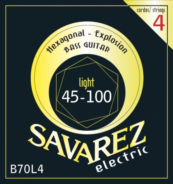 Savarez B70L4 E-Bass Saiten hexagonal explosion