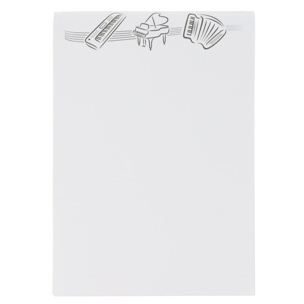 Briefpapier/Notizblock "Tasteninstrumente" - A5