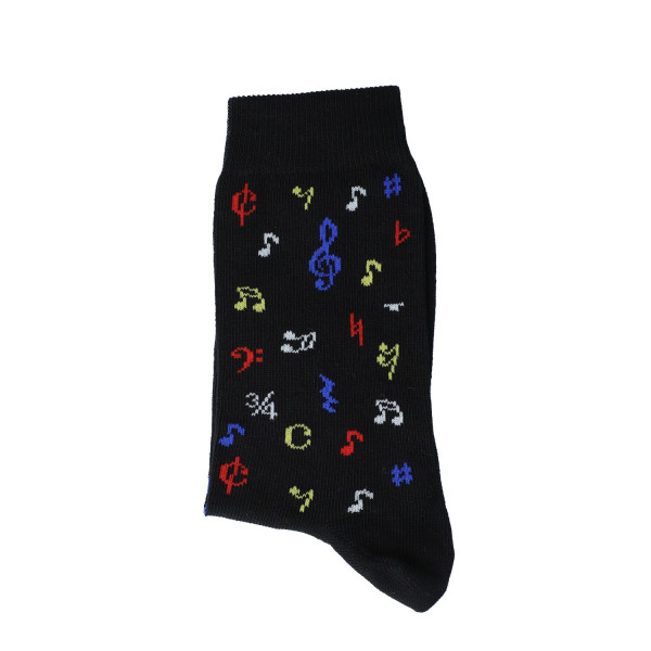 Musiker-Socken "Noten bunt" - kleine Größen