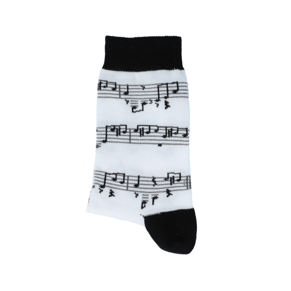 Musiker-Socken "Noten schwarz" - kleine Größen