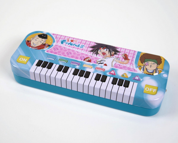 Stiftebox Keyboard - blau