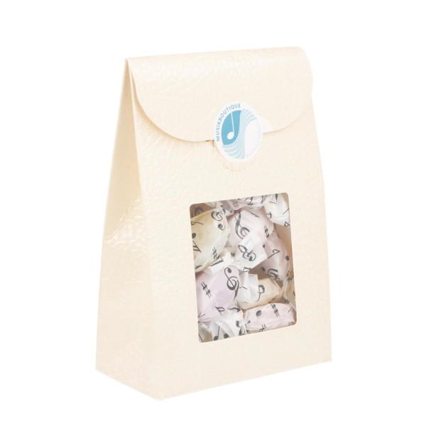 Bonbon Fruchtmischen mit Noten-Wickelpapier