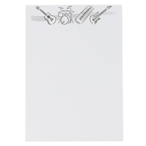 Briefpapier/Notizblock "Band" - A5