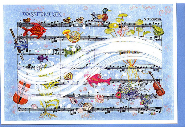 Kunstkarte "Händel: Wassermusik"