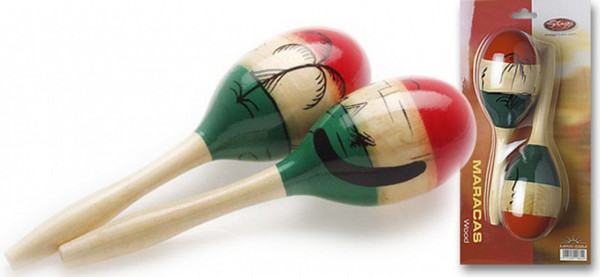 Stagg Holz Maracas MRW-26M - Paar