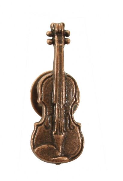 Pin "Violine" Kupfer