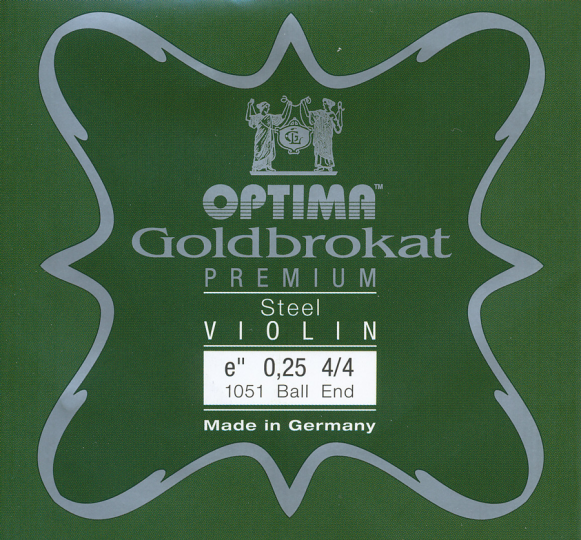 Optima Goldbrokat Violinsaite E Premium Steel