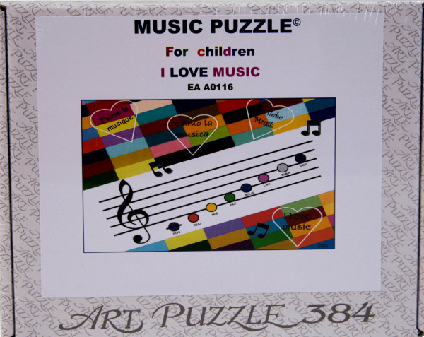 Puzzle "I love Music"