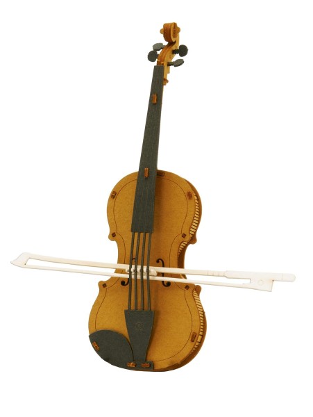 3D-Papiermodell - Motiv: Violine