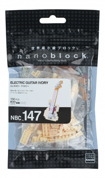 NanoBlock Mini-Collection "Electric Guitar Ivory"