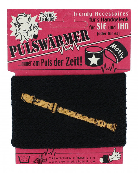 Pulswärmer "Blockflöte"