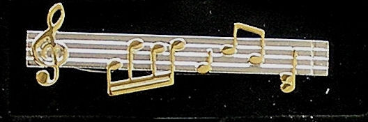 Krawattenhalter "Notensystem"