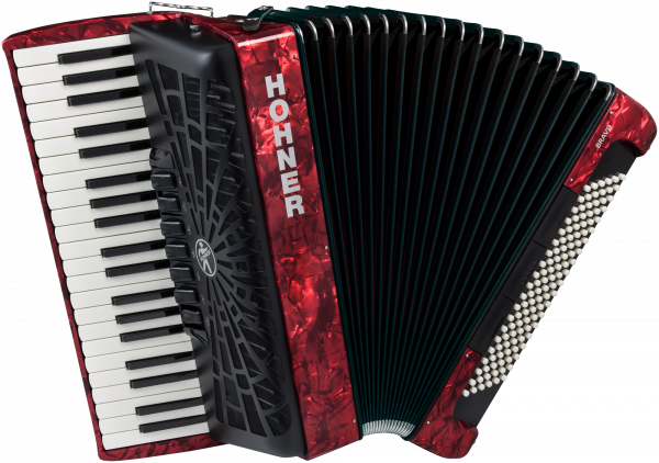 Hohner Bravo III 120 - rot - silent key