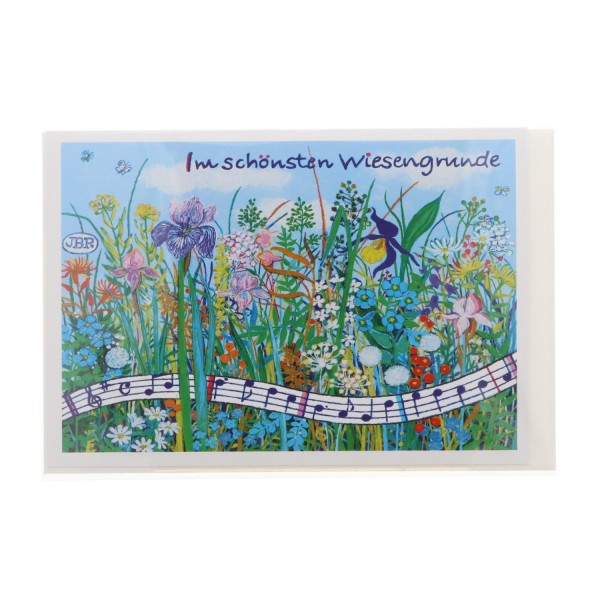Doppelkarte "Im schönsten Wiesengrunde"
