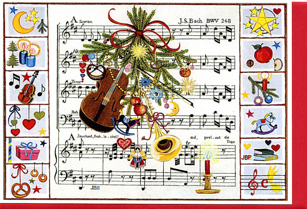 Kunstkarte "Bach: Weihnachtsoratorium"