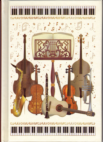 Notizbuch "Musikinstrumente" - A5