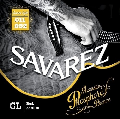 Savarez Acoustic Phosphor Bronze - Saiten Westerngitarre Custom Light