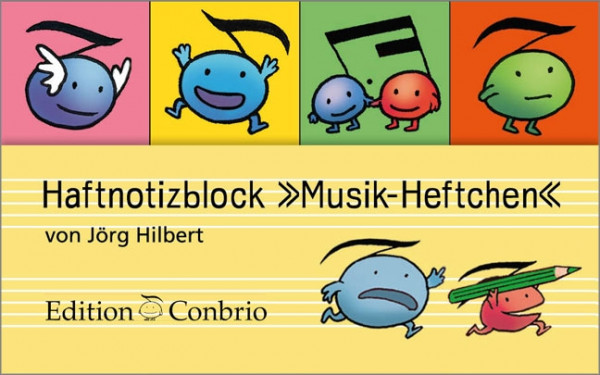 Haftnotizblock "Musik-Heftchen"