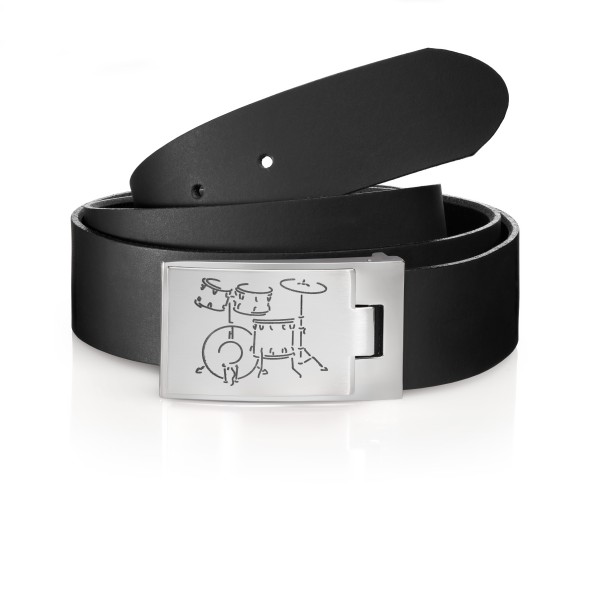 Art Of Music - Ledergürtel "Schlagzeug" - neu