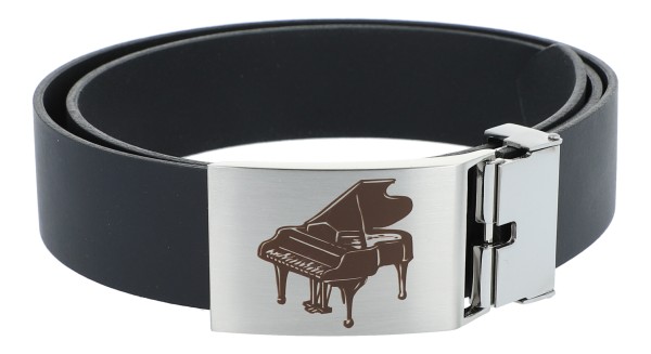 Ledergürtel "Piano" - altes Motiv