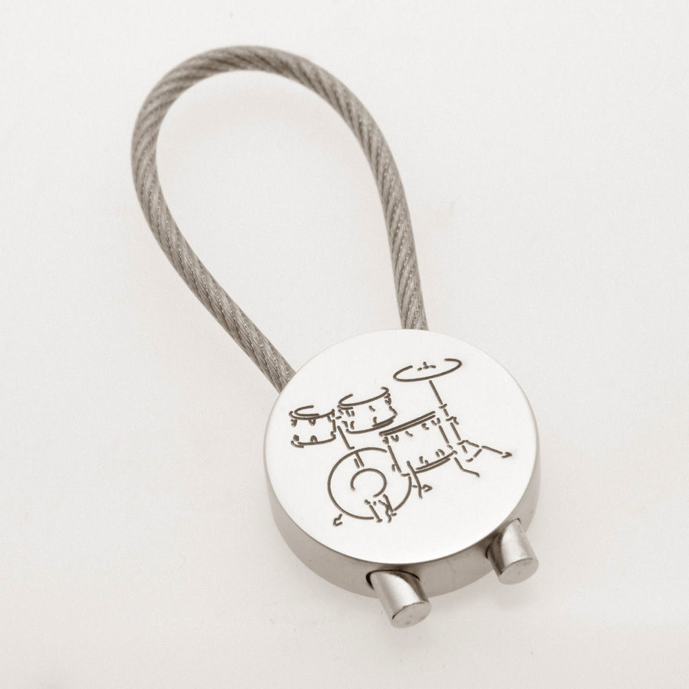 O Meta[l]morphose Schlagzeug Schlüsselanhänger - Musik Geschenk Für Drummer