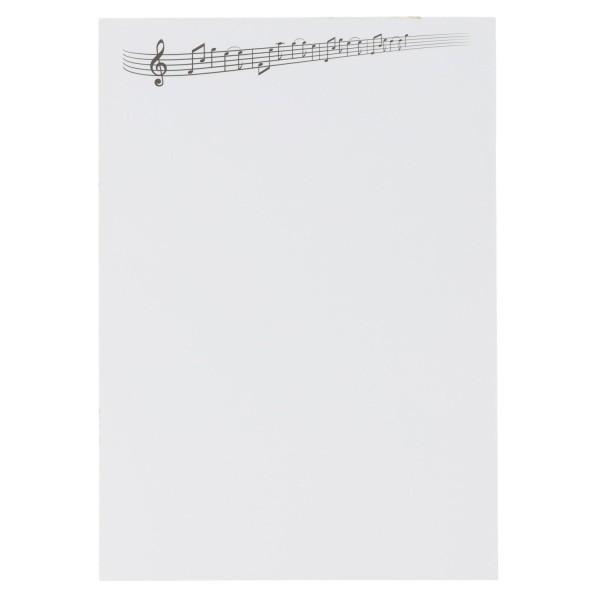 Briefpapier/Notizblock "Notenlinie" - A5