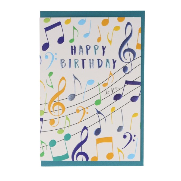 Doppelkarte "Happy Birthday"