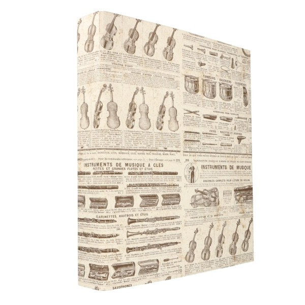 Ringbuch-Ordner "Instrumente Vintage"