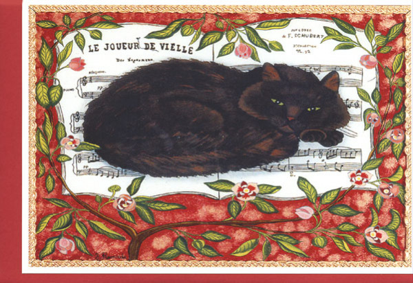 Kunstkarte "Juliettes Katzen VII"