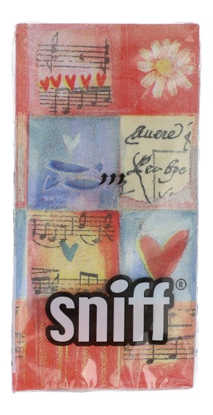 Papiertaschentücher "Love Quilt"