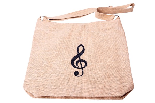 Jute-Tasche "Violinschlüssel"