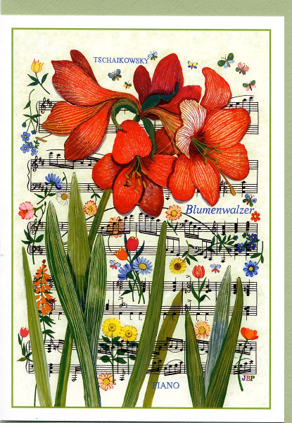 Kunstkarte "Tschaikowsky: Blumenwalzer"