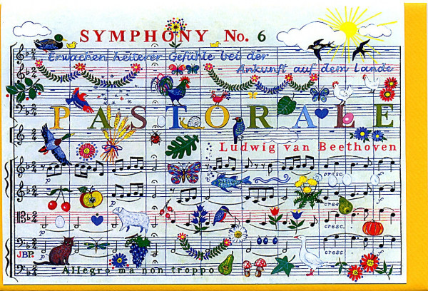 Kunstkarte "Beethoven: Pastorale - Symphony Nr. 6"