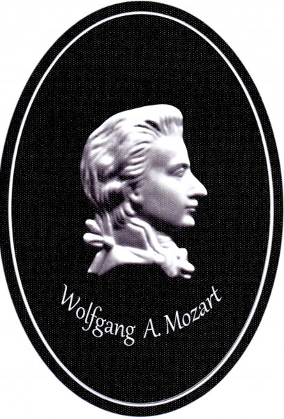 Magnet mit Flaschenöffnerfunktion - Dekor "Mozart"