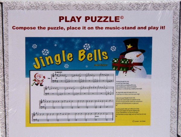 Play-Puzzle "Jingle Bells" for piano