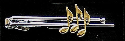 Krawattenhalter "Achtelnoten"