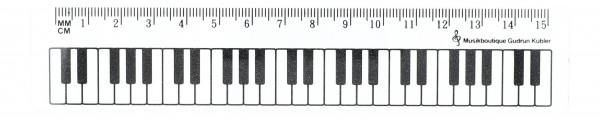 Lineal "Klaviatur" 15 cm