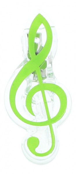 Klammer "Violinschlüssel" - grün