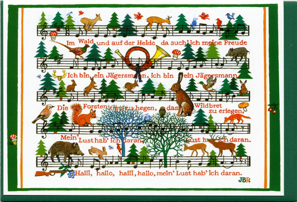Kunstkarte "Im Wald und auf der Heide ..."